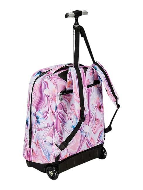 FANTASY GRS 2-wheel trolley backpack, fixed marble flower - Backpack trolleys