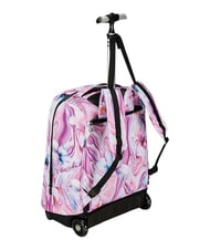 INVICTA FANTASY GRS 2-wheel trolley backpack, fixed marble flower - Backpack trolleys - 5