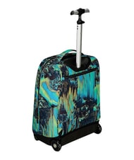 INVICTA FANTASY GRS 2-wheel trolley backpack, fixed digital blue - Backpack trolleys - 3