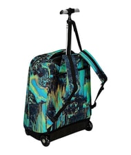 INVICTA FANTASY GRS 2-wheel trolley backpack, fixed digital blue - Backpack trolleys - 5