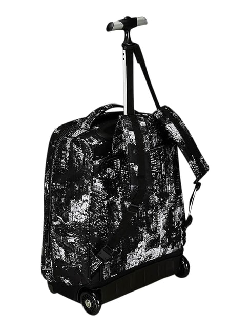 FANTASY GRS 2-wheel trolley backpack, fixed city black - Backpack trolleys
