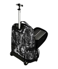 INVICTA FANTASY GRS 2-wheel trolley backpack, fixed city black - Backpack trolleys - 6