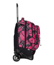 INVICTA PLUS GRS FANTASY Detachable trolley backpack macro butterflies - Backpack trolleys - 2