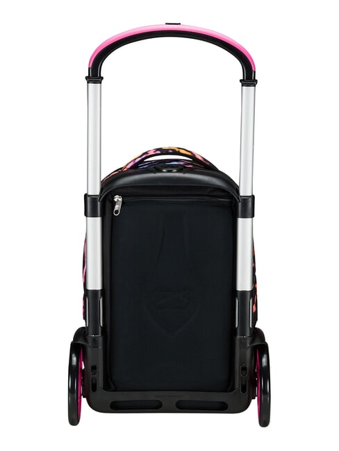 MULTI-SHADE GIRL Removable 2-wheel trolley backpack Black - Backpack trolleys