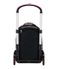 SEVEN MULTI-SHADE GIRL Removable 2-wheel trolley backpack Black - Backpack trolleys - 5