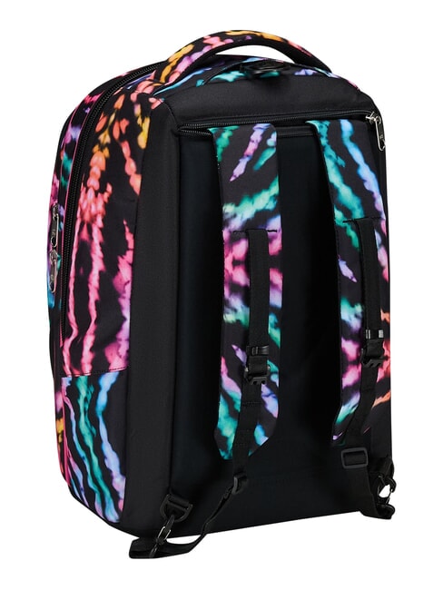 MULTI-SHADE GIRL Removable 2-wheel trolley backpack Black - Backpack trolleys