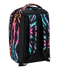 SEVEN MULTI-SHADE GIRL Removable 2-wheel trolley backpack Black - Backpack trolleys - 11