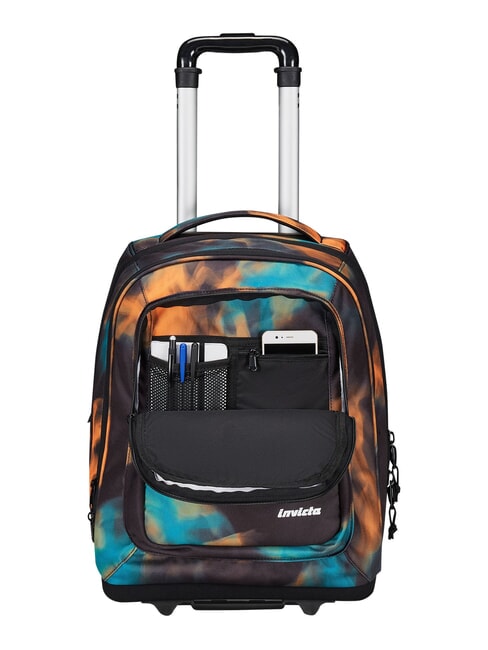 BUMP FANTASY 2-wheel trolley backpack smoky orange - Backpack trolleys