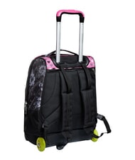 SEVEN FLYING DREAMS 2-wheel trolley backpack, fixed Black - Backpack trolleys - 3
