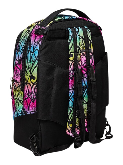 COLOUR EXPRESSION 3-wheel trolley backpack, removable RHODAMINE RED - Backpack trolleys