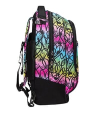 SEVEN COLOUR EXPRESSION 3-wheel trolley backpack, removable RHODAMINE RED - Backpack trolleys - 7