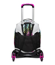 SEVEN COLOUR EXPRESSION 3-wheel trolley backpack, removable RHODAMINE RED - Backpack trolleys - 8