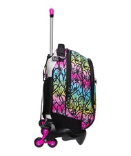 SEVEN COLOUR EXPRESSION 3-wheel trolley backpack, removable - Backpack trolleys