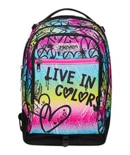 SEVEN COLOUR EXPRESSION 3-wheel trolley backpack, removable RHODAMINE RED - Backpack trolleys - 12