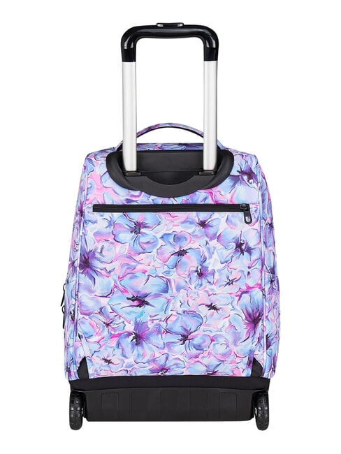 FANTASY GRS 2-wheel trolley backpack, fixed light flowers - Backpack trolleys