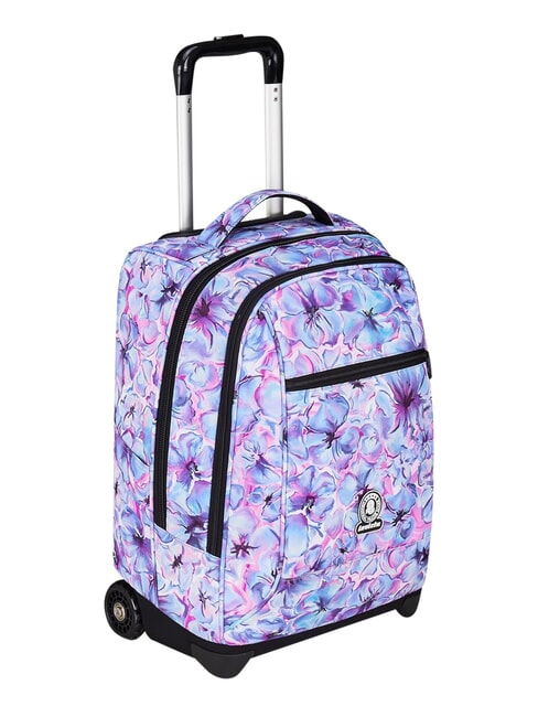 FANTASY GRS 2-wheel trolley backpack, fixed light flowers - Backpack trolleys