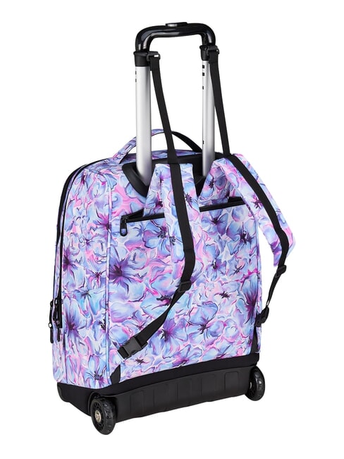 FANTASY GRS 2-wheel trolley backpack, fixed light flowers - Backpack trolleys