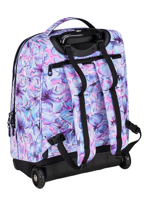 FANTASY GRS 2-wheel trolley backpack, fixed light flowers - Backpack trolleys