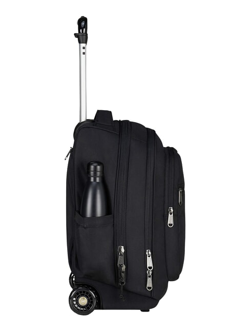 NEW WAY 2-wheel trolley backpack, fixed Black - Backpack trolleys