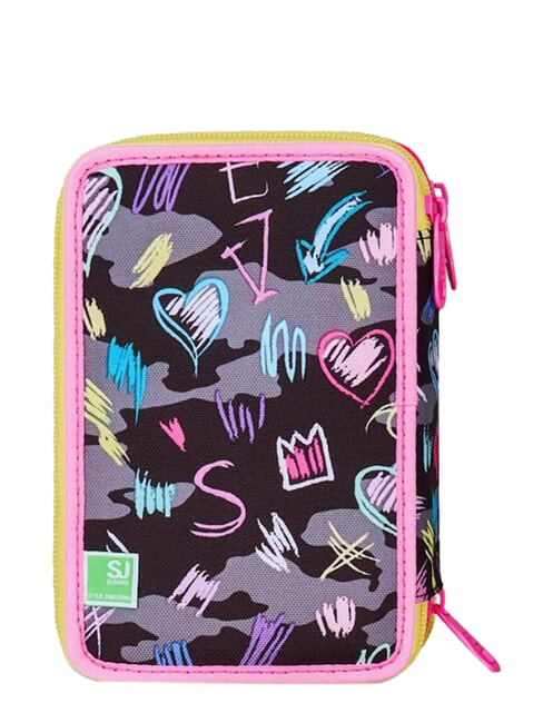 GAME-LED GIRL 3-zip pencil case pink doll - Cases and Accessories