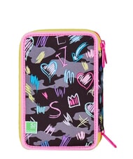 SJGANG GAME-LED GIRL 3-zip pencil case pink doll - Cases and Accessories - 6