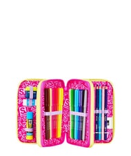SJGANG GAME-LED GIRL 3-zip pencil case pink doll - Cases and Accessories - 2