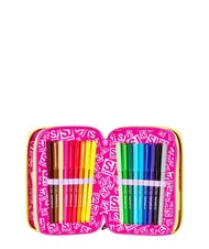 SJGANG GAME-LED GIRL 3-zip pencil case pink doll - Cases and Accessories - 3