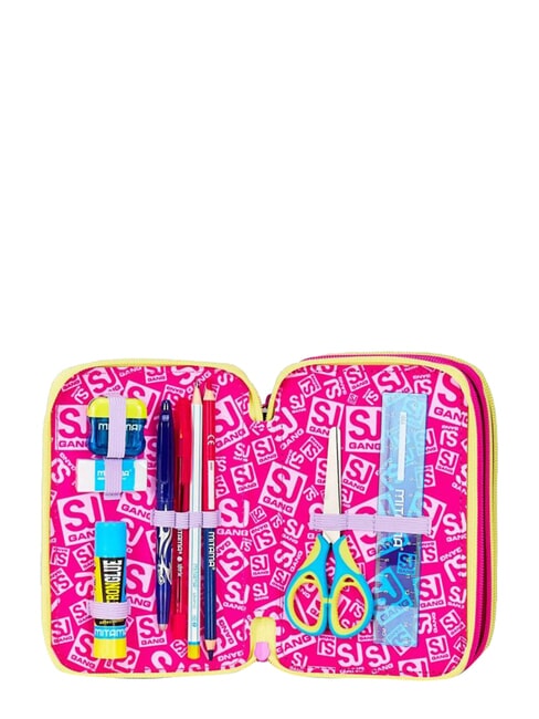 GAME-LED GIRL 3-zip pencil case pink doll - Cases and Accessories