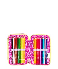 SJGANG GAME-LED GIRL 3-zip pencil case pink doll - Cases and Accessories - 5