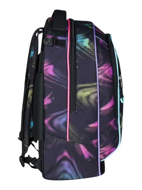 OPTICAL SHADE GIRL 3-wheel trolley backpack, removable Black - Backpack trolleys