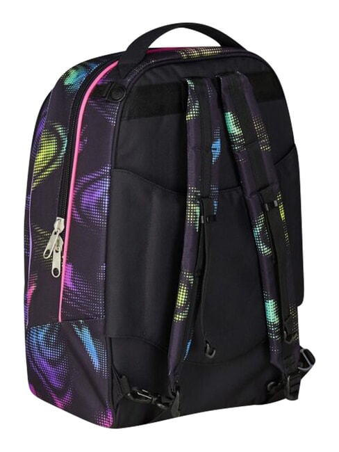 OPTICAL SHADE GIRL 3-wheel trolley backpack, removable Black - Backpack trolleys