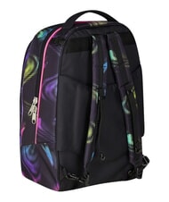 SEVEN OPTICAL SHADE GIRL 3-wheel trolley backpack, removable Black - Backpack trolleys - 3