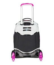 SEVEN OPTICAL SHADE GIRL 3-wheel trolley backpack, removable Black - Backpack trolleys - 5