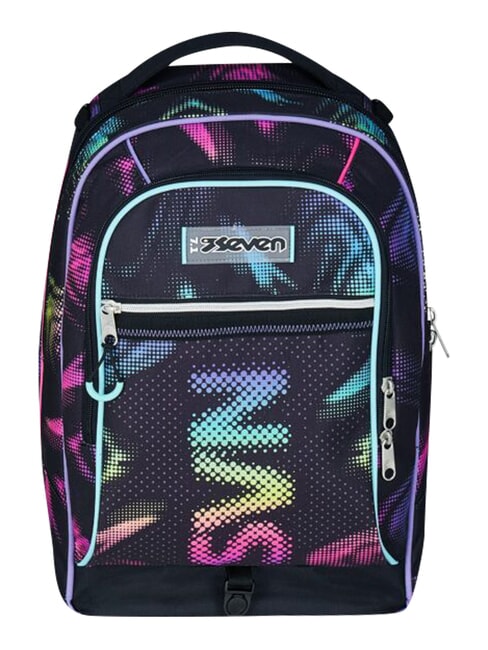 OPTICAL SHADE GIRL 3-wheel trolley backpack, removable Black - Backpack trolleys
