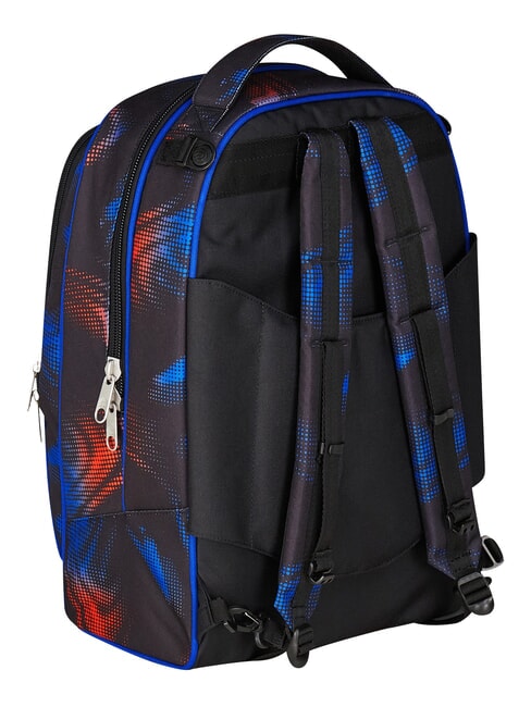 OPTICAL SHADE BOY 3-wheel trolley backpack, removable reflex blue - Backpack trolleys