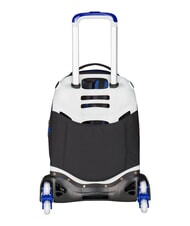 SEVEN OPTICAL SHADE BOY 3-wheel trolley backpack, removable reflex blue - Backpack trolleys - 6