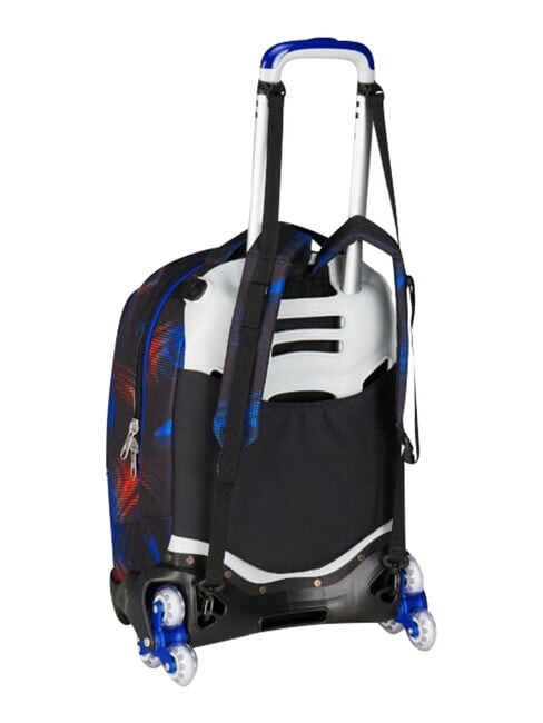 OPTICAL SHADE BOY 3-wheel trolley backpack, removable reflex blue - Backpack trolleys