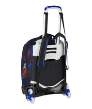 SEVEN OPTICAL SHADE BOY 3-wheel trolley backpack, removable reflex blue - Backpack trolleys - 8