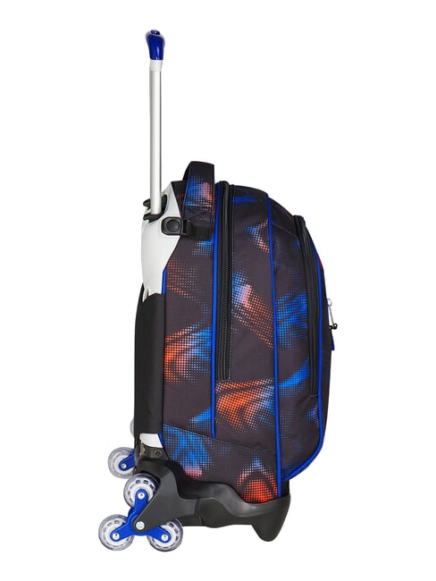OPTICAL SHADE BOY 3-wheel trolley backpack, removable reflex blue - Backpack trolleys