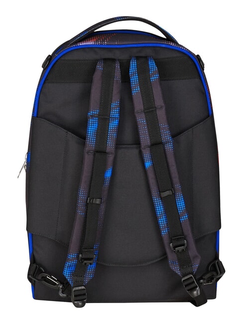 OPTICAL SHADE BOY 3-wheel trolley backpack, removable reflex blue - Backpack trolleys