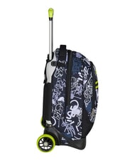 SEVEN NEW TECH BOY Removable 2-wheel trolley backpack steelgray - Backpack trolleys - 2