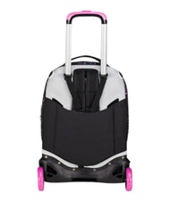 SEVEN NEW TECH GIRL Removable 2-wheel trolley backpack Black - Backpack trolleys - 3