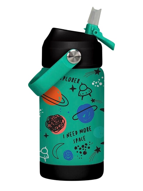 SJ Water bottle with shaped cap fluo / green - Thermal bottles