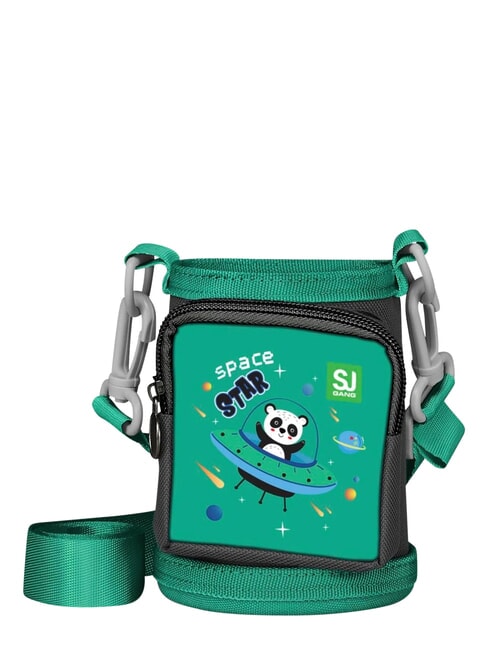 SJ Water bottle with shaped cap fluo / green - Thermal bottles