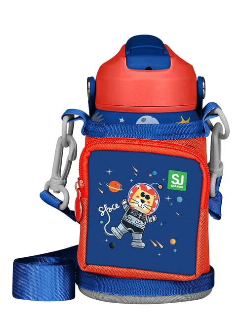 SJ Water bottle with shaped cap Navy blue - Thermal bottles