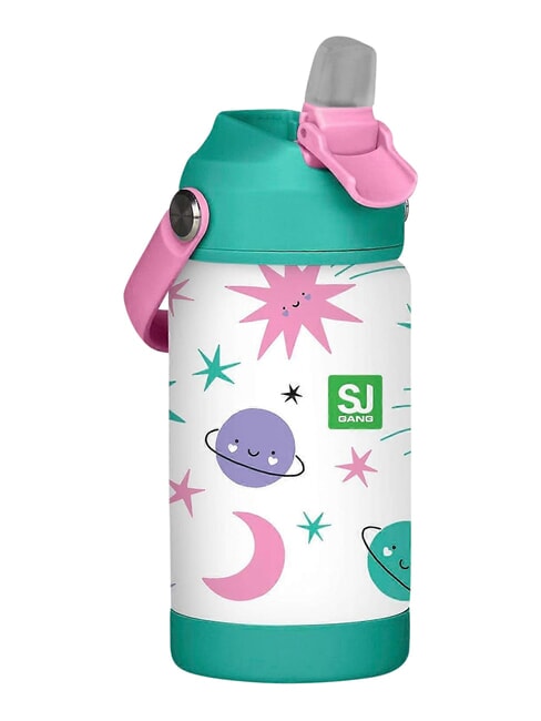 SJ Water bottle with shaped cap pink - Thermal bottles