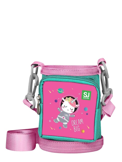 SJ Water bottle with shaped cap pink - Thermal bottles