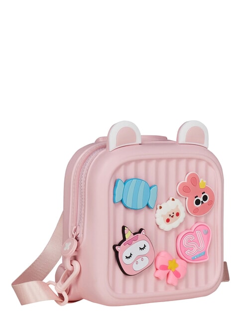 GIRLY PINS Mini backpack with removable pins LOLLIPOP PINK - Backpacks & School and Leisure