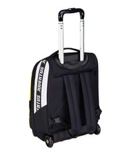 JUVENTUS MAGIC GOAL Juventus trolley backpack, 2 wheels, fixed STRIPE BLACK / WHITE - Backpack trolleys - 4