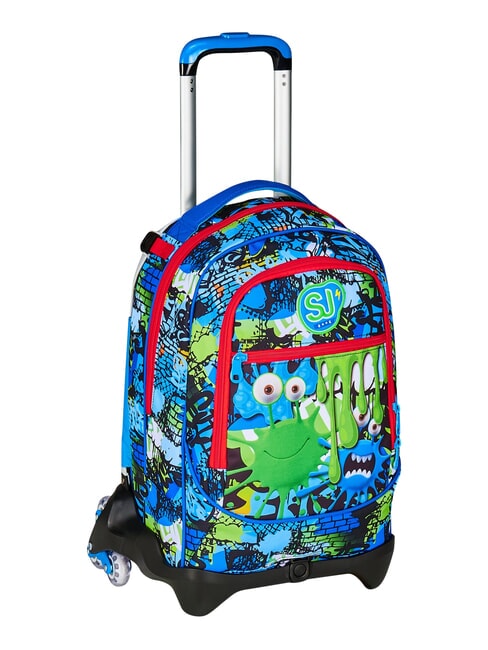 FANTASYS BOY 3-wheel trolley backpack, removable PINENEEDLE - Backpack trolleys